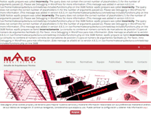 Tablet Screenshot of mateoarquitectura.com